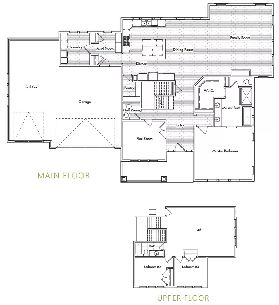 Winston Floor Plan - 2-Story Winston Floor Plan
