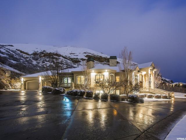 JUST LISTED!  MAGNIFICENT GATED SALT LAKE ESTATE ON 3 1/2 PRIVATE ACRES!