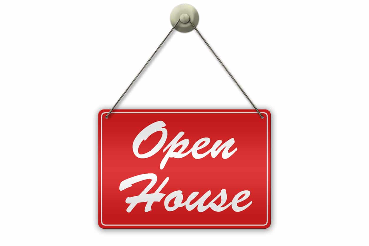 Open House Sign